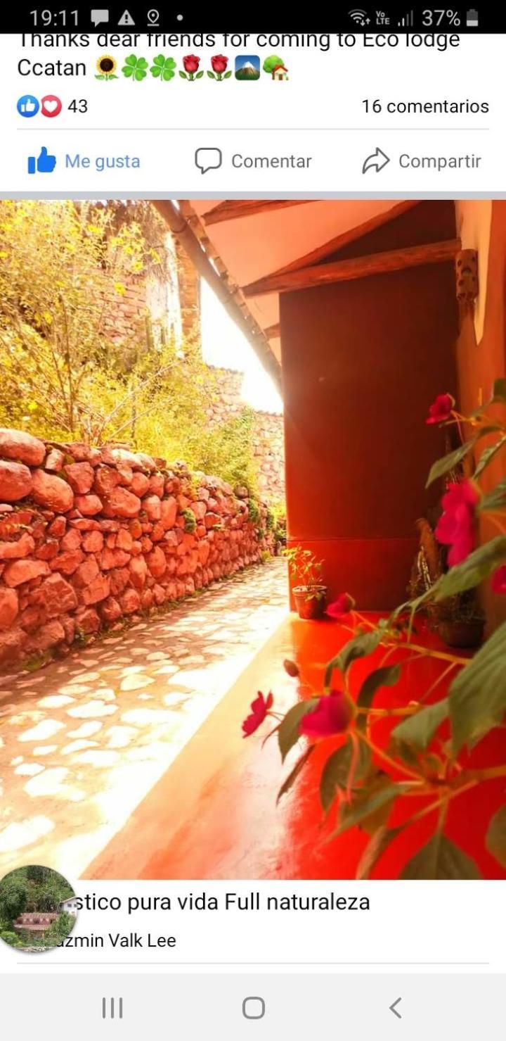 Ecolodge Ccatan Urubamba Luaran gambar
